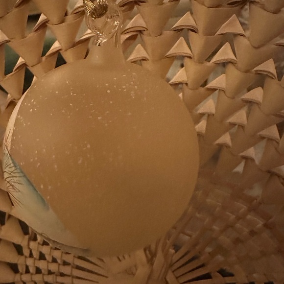 Exquisite Handpainted Glass Ornament Snow Scene BRONNER'S CHRISTmas WONDERLAND - Picture 15 of 16